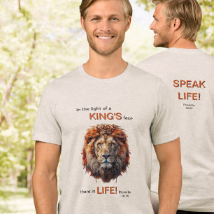 Camiseta Triblenda Rey León Habla Vida Fe