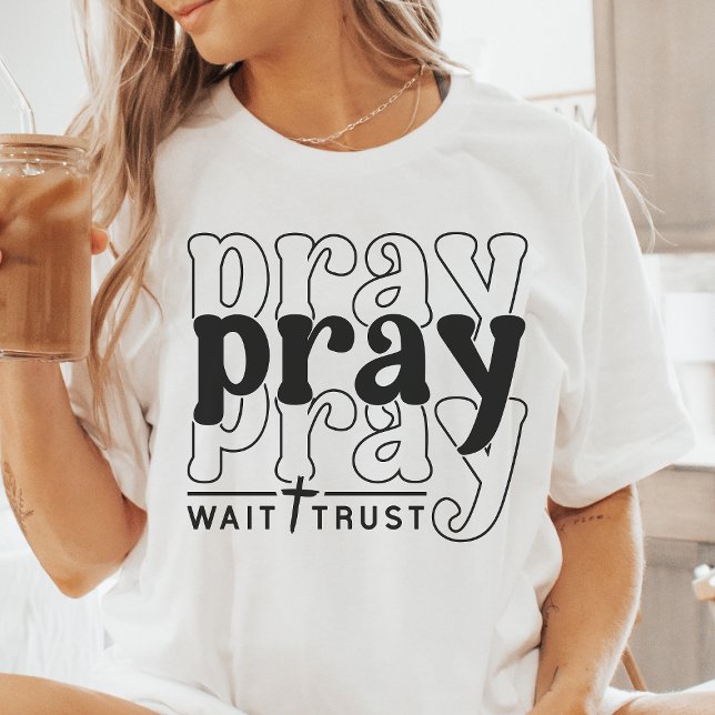Camiseta Triblenda Reza, Espera, Confía (Subido por el creador)
