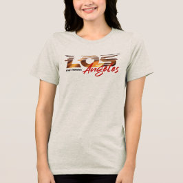 Camiseta Triblenda Reza por Los Ángeles | Mujeres