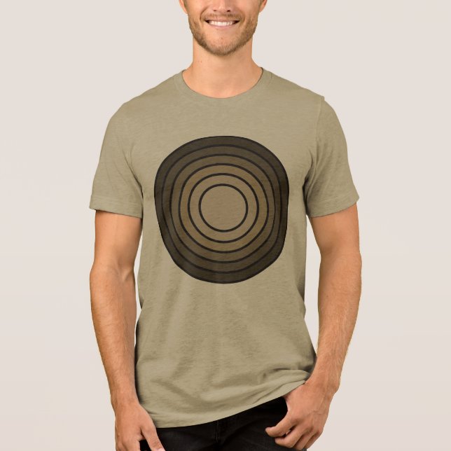 Camiseta Triblenda Rholmn (Tan combinado) (Anverso)