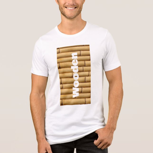 Camiseta Triblenda “Rhythm of Bamboo” “Natural Lines” “Bamboo Texture (Anverso)