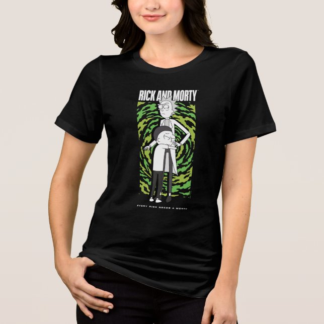 Camiseta Triblenda RICK AND MORTY™ | Morty Hugging Rick (Anverso)