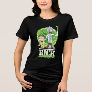 Camiseta Triblenda RICK AND MORTY™ Splash verde