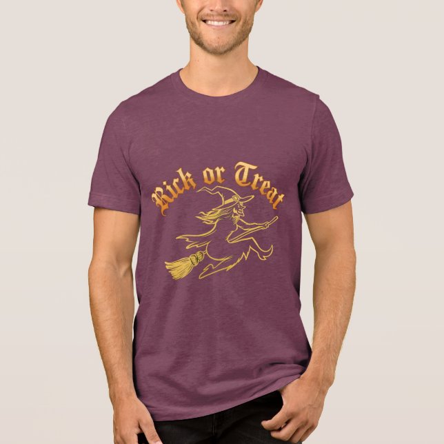 Camiseta Triblenda Rick o Treat T-Shirt: Nuevo diseño lúdico (Anverso)
