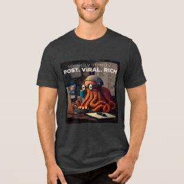 Camiseta Triblenda Ricos virales post - Gamer de calamar