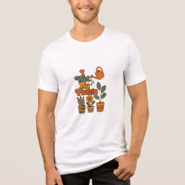 Camiseta Triblenda Riego Mis Plantas – Rayas Retro 70