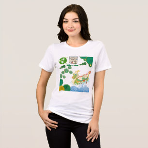 Camiseta Triblenda Río de Dragones Ascendentes blanco