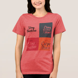 Camiseta Triblenda "Rise & Grind - Cita Inspiradora motivacional T