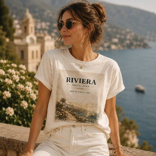 Camiseta Triblenda Riviera Social Club Monte Carlo 1962 Vintage