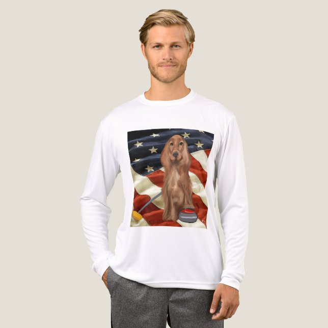 Camiseta Triblenda RIzo SETTER DE CURLING  (Anverso Completo)