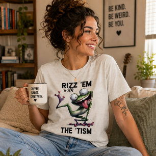 Camiseta Triblenda Rízzalos con The 'Tism Funny Frog