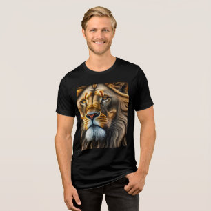 Camiseta Triblenda Roaring Lion Design T-shirt