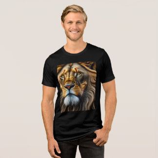 Camiseta Triblenda Roaring Lion Design T-shirt