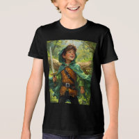 Robin Hood representado como niño