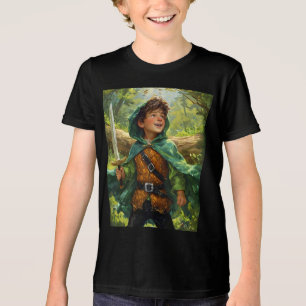 Camiseta Triblenda Robin Hood representado como niño