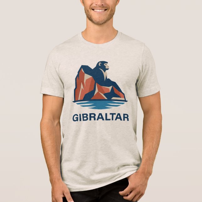 Camiseta Triblenda Roca de Gibraltar (Anverso)