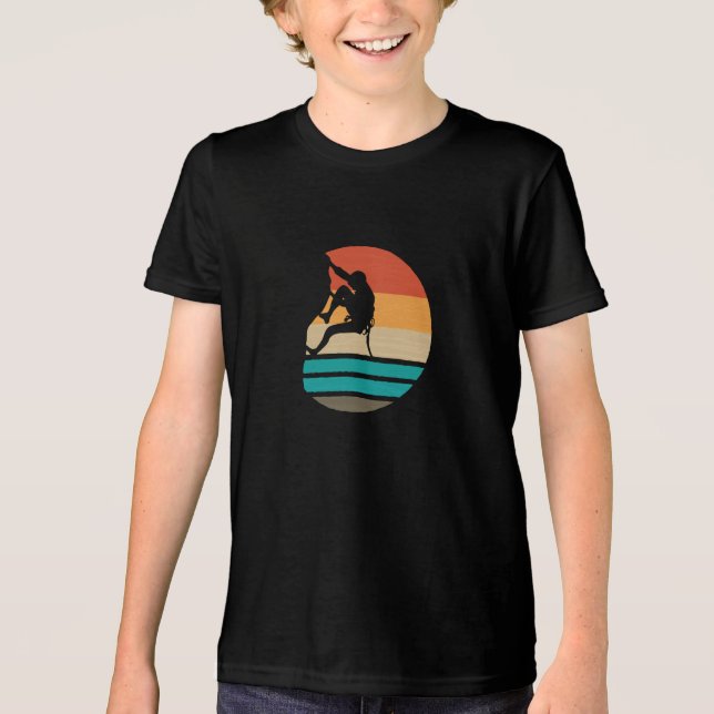 Camiseta Triblenda Rock Climber Retro (Anverso)