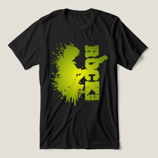 Camiseta Triblenda Rock guitarrista de Guay (Diseño delantero )