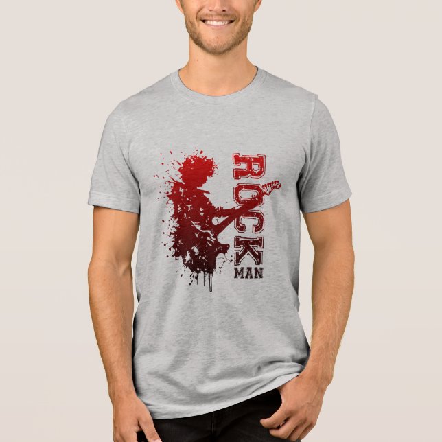 Camiseta Triblenda Rock Man (Anverso)