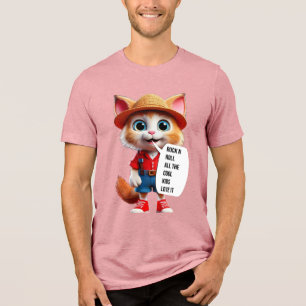 Camiseta Triblenda Rock n roll a todos los chicos geniales les encant