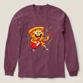 Camiseta Triblenda **Rock ’n’ Roll Pizza – Funny Guitar-Playing Slice