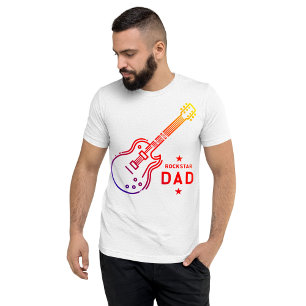 Camiseta Triblenda Rockstar Dad Guitar