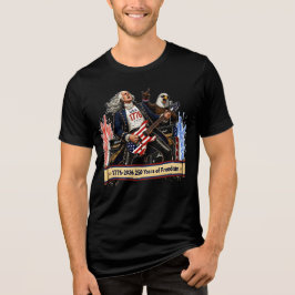 Camiseta Triblenda Rockstar George Washington Guitar 4 de Julio 