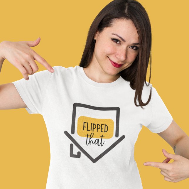 Camiseta Triblenda Rodeó La Camiseta Triblend De La Casa (This fun, "Flipped that" house tri-blend t-shirt would make the perfect gift! )