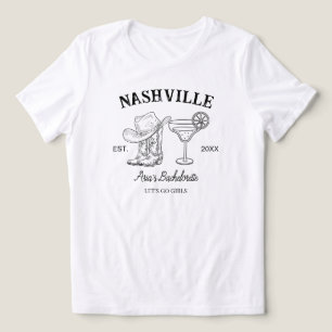 Camiseta Triblenda Rodeo Personalizado de Nashville, Vaquera, Fiesta 