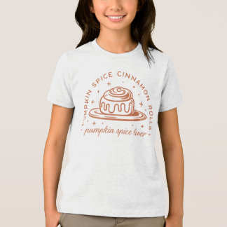 Camiseta Triblenda Rollos de canela de calabaza y especias