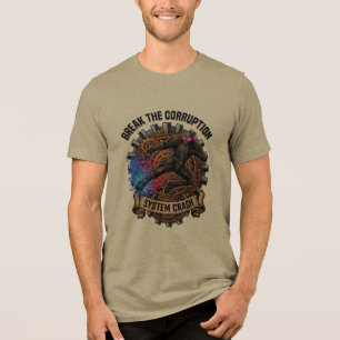 Camiseta Triblenda Romper el sistema de corrupción Crash