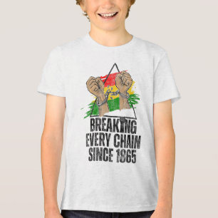 Camiseta Triblenda Rompiendo Todas Las Cadenas Desde 1865 Hombres Jóv