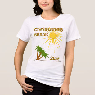 Camiseta Triblenda Rompimiento de primavera de palmeras en las islas 