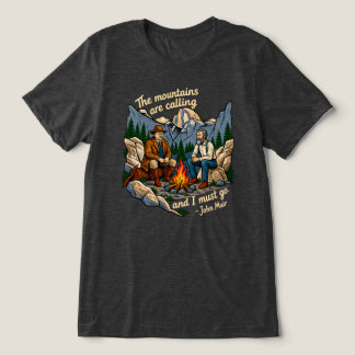 Camiseta Triblenda Roosevelt y Muir Yosemite Llamando