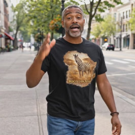 Camiseta Triblenda Rooted in Africa Zebra | African Wildlife Pride