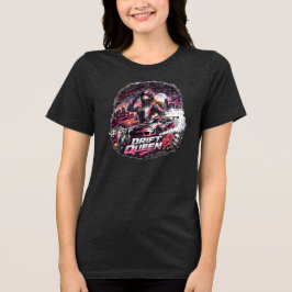 Camiseta Triblenda Ropa de carreras de autos deportivos Drift Queen J
