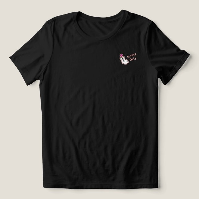 Camiseta Triblenda Ropa de chica K-pop (Diseño delantero )