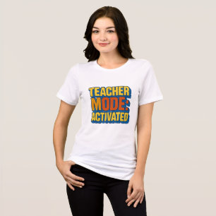 Camiseta Triblenda Ropa de personalizable MODO DE PROFESOR: ACTIVAD