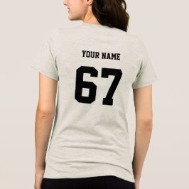 Camiseta Triblenda Ropa deportiva personalizada con nombre y apellido