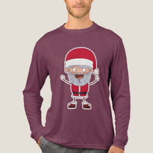 Camiseta Triblenda Ropa graciosa de nombres de costumbre de Santa