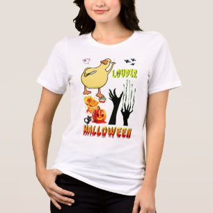 Camiseta Triblenda Ropa más fuerte aplastando Boo Zombie Halloween