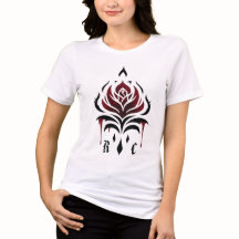 Rosa gótica roja moderna