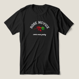 Camiseta Triblenda Rosa McVice poeta cómico verso #0