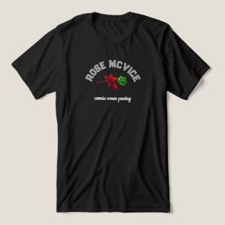 Camiseta Triblenda Rosa McVice poeta cómico verso #0