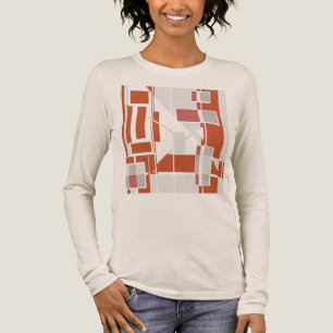 Camiseta Triblenda Rosa Polvoriento Gris Óxido MCM Aspecto Geométrico