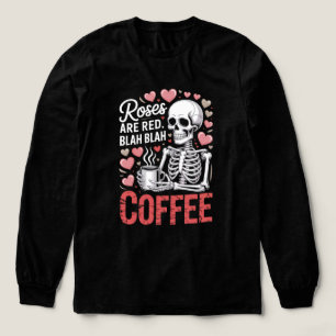 Camiseta Triblenda Rosas Sarcásticas Son Rojas Blah Café Anti San Val