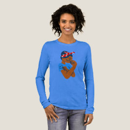 Camiseta Triblenda rosie la remachadora rockabilly retro africana neg