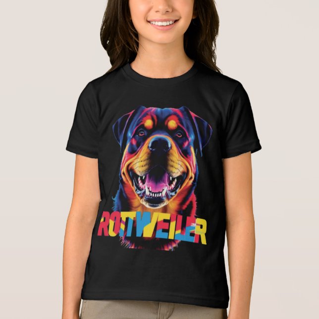Camiseta Triblenda Rottweiler (Anverso)