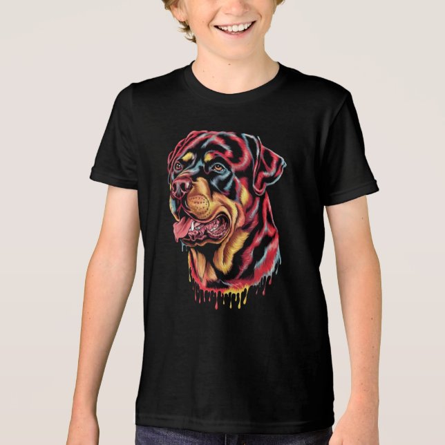 Camiseta Triblenda Rottweiler (Anverso)