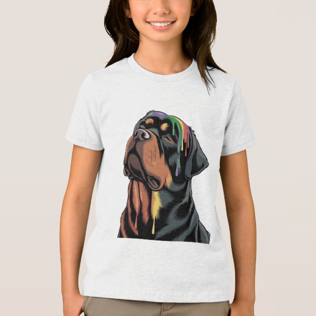 Camiseta Triblenda Rottweiler (Anverso)